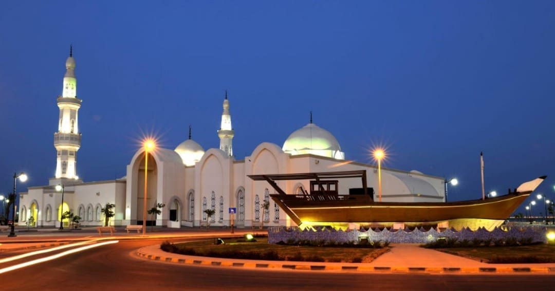 أحد المساجد المعروفة في الجبيل